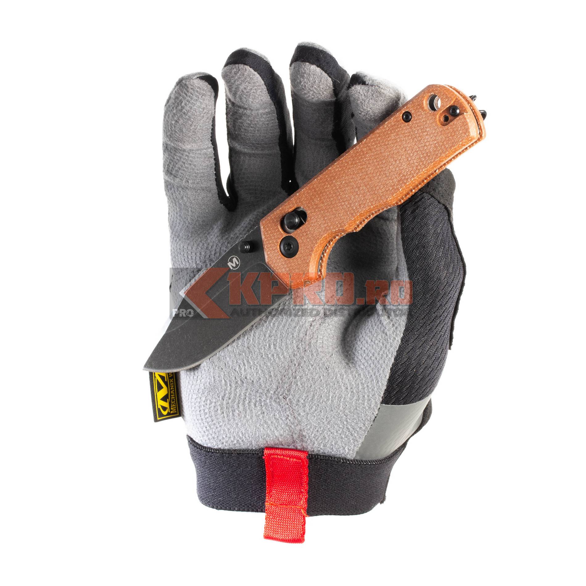 Briceag compact Boker Magnum Rockstub Brown Micarta 01SC710 briceag micarta