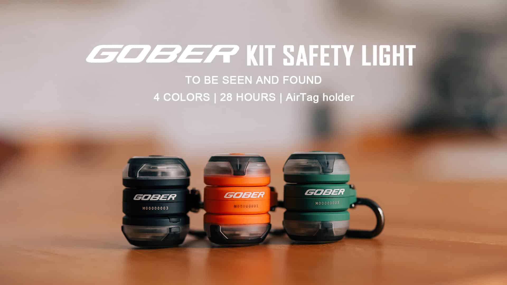 Lumina siguranta cu suport AirTag Olight Gober Kit