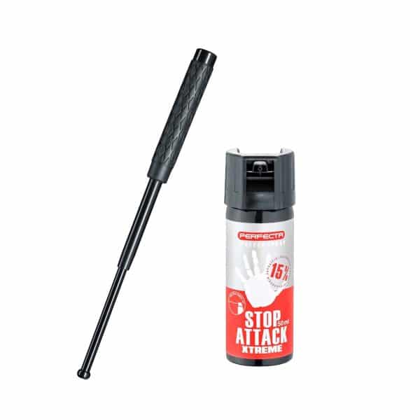 Set Securitate - baston + spray