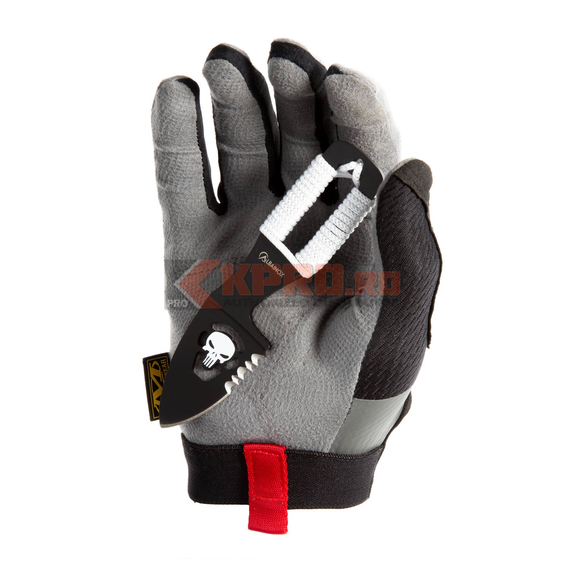 Cutit EDC cap de mort Albainox 32450 Cutit mic cu cap de mort si teaca