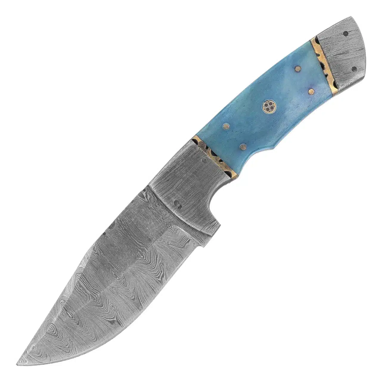 Cutit Damasc "Blue Bone" Albainox 32567 cutit damasc de colectie