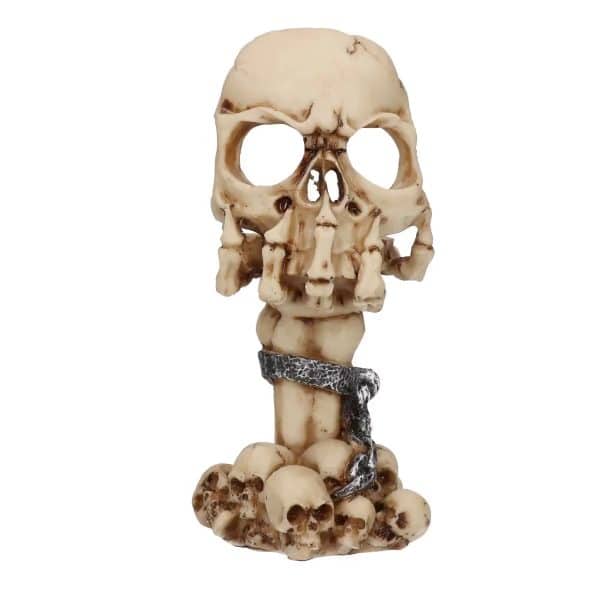 suport lumanare craniu