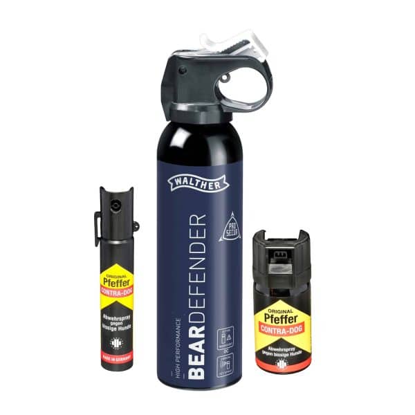Set spray urs Walther 225 ml + 2 spray-uri impotriva cainilor TW1000
