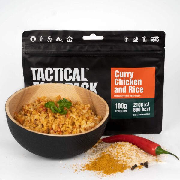 Orez curry cu pui Tactical Foodpack