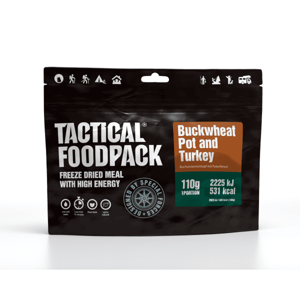 Tocana de hrisca cu pulpa de curcan Tactical Foodpack
