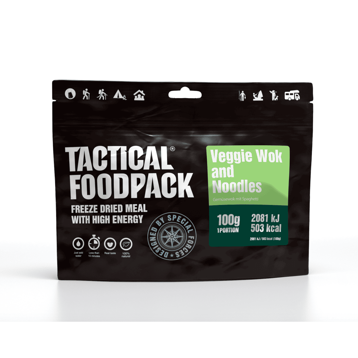 Noodles cu legume la tigaie Tactical Foodpack