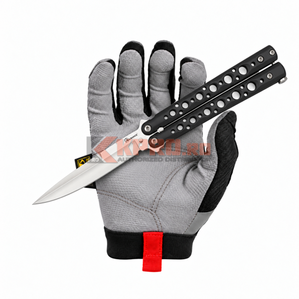 Briceag Butterfly Albainox 9.7cm 02213 ținut în mănușă, watermark KPRO.ro