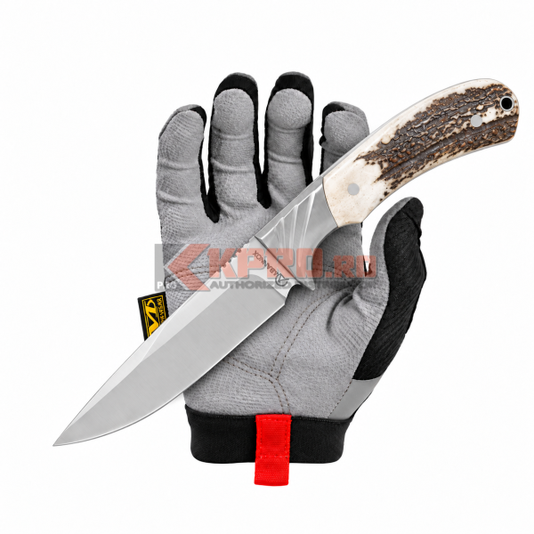 Cutit vanatoare Albainox corn cerb 11.8 32456 ținut în mănușă, watermark KPRO.ro
