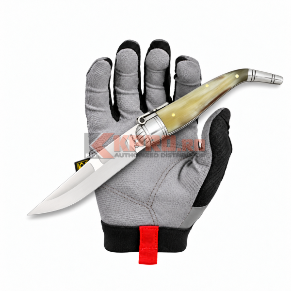 Briceag Cricket Albainox Sevillana 22 Corn Taur 01031 ținut în mănușă, watermark KPRO.ro