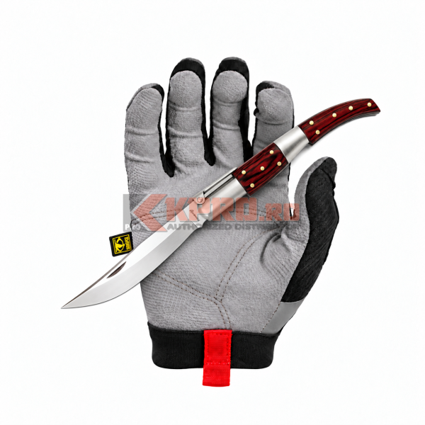 Briceag Spaniol Cricket 22 Albainox Arabe Rosu 01034 ținut în mănușă, watermark KPRO.ro