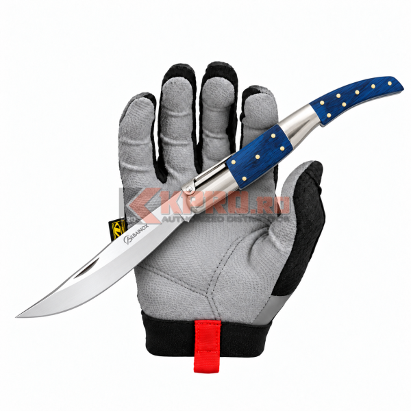 Briceag Spaniol Cricket 28 Albainox Arabe Albastru 01708 ținut în mănușă, watermark KPRO.ro